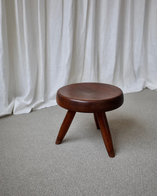 Charlotte Perriand Berger Stool 1950s Mahogany