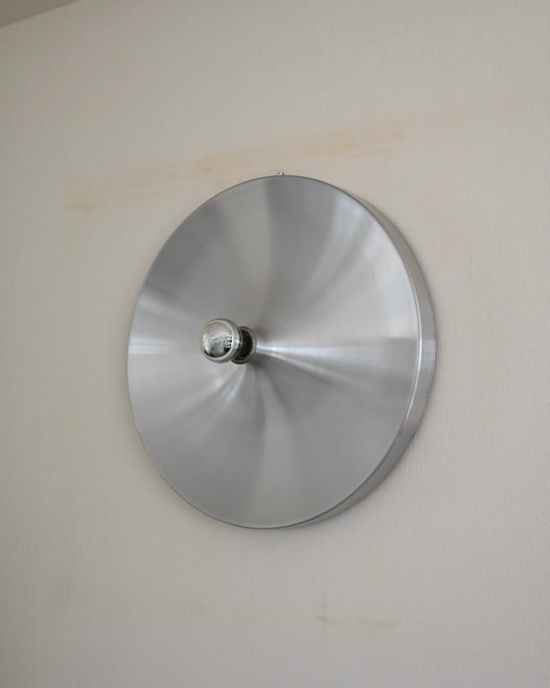 Charlotte perriand Aluminum Wall lamp for Les Arcs HONSEL 1960s  50cm