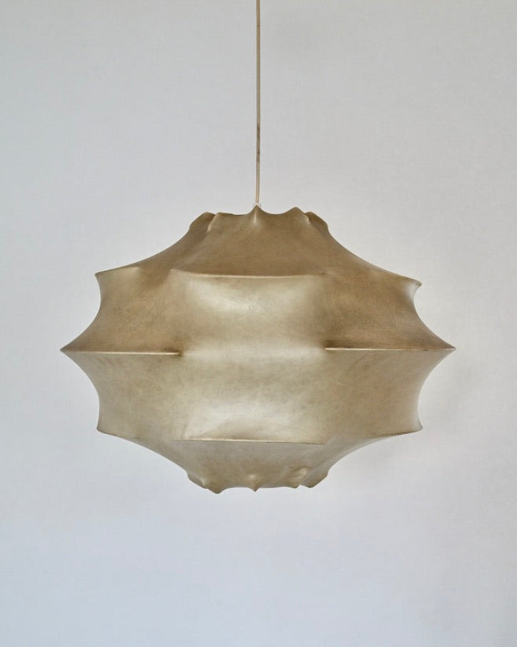 1960s Italian Cocoon pendant lamp, front view
