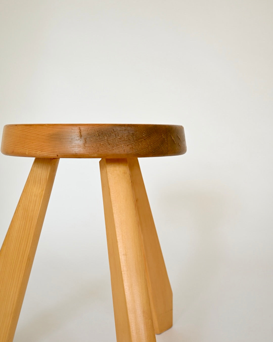 Charlotte Perriand Meribel SNDOZ Stool Les Arcs 1970s