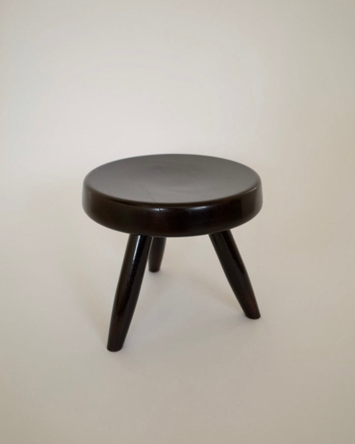 Charlotte Perriand Berger Black Stool 1950s