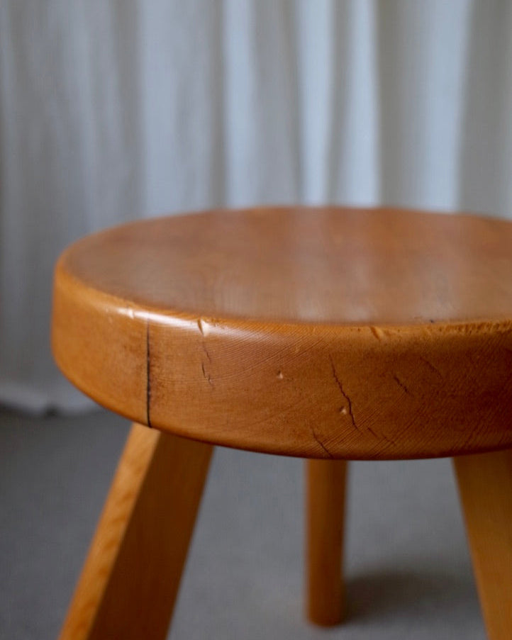 Charlotte Perriand Meribel SNDOZ Stool Les Arcs 1970s – Budista