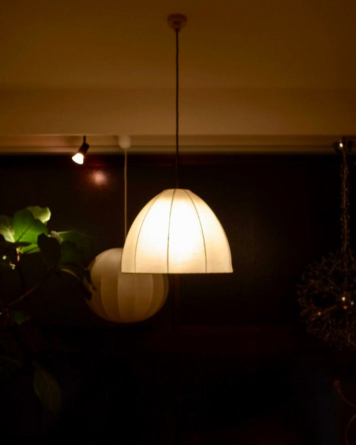 Goldkant Leuchten Germany - Friedel Wauer Cocoon shade lamp 1970s