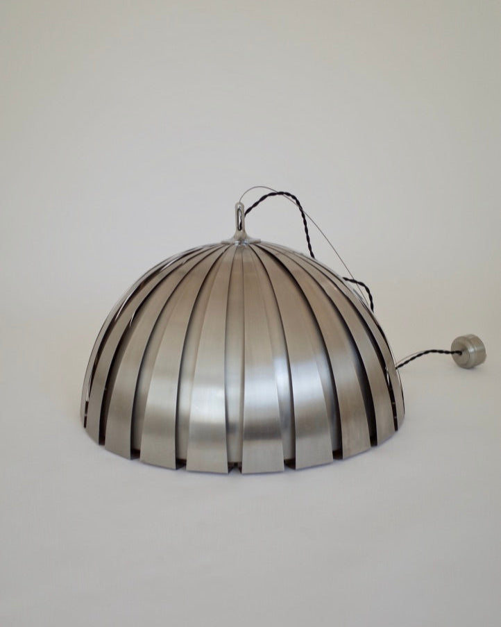 Martinelli Luce – Elio Martinelli  Steel ceiling lamp 1960s