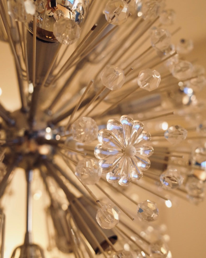Rupert Nikoll - Emil Stejnar - Sputnik Snowball - Large 16 lights 1950s