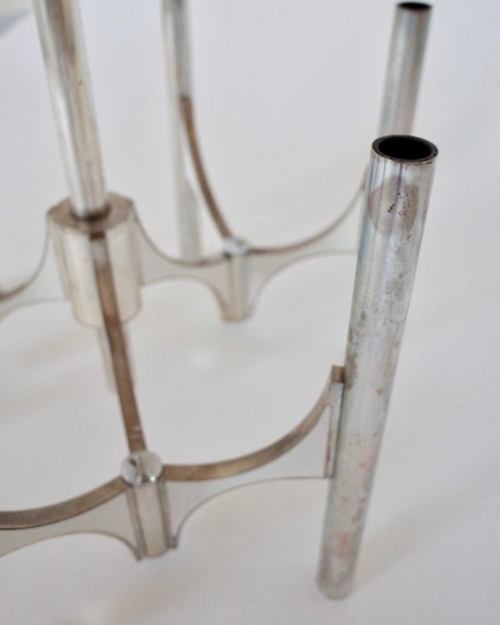 Gaetano Sciolari Model-105 Chandelier 1970s