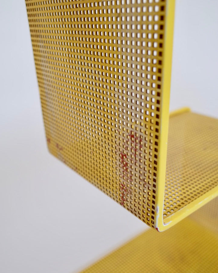 Mathieu Matégot Book Shelf “DÉDAL” 1956 Yellow