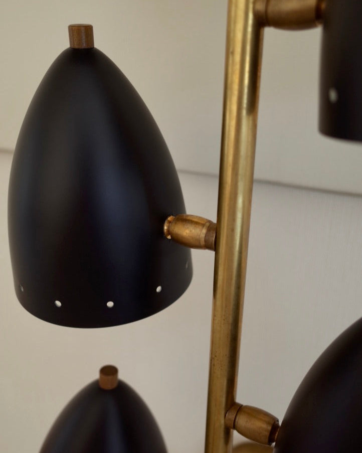 Italy 5 lights Brass Wall Lamp