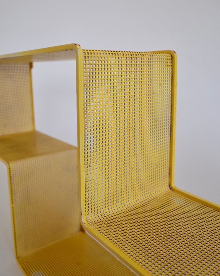 Mathieu Matégot Book Shelf “DÉDAL” 1956 Yellow