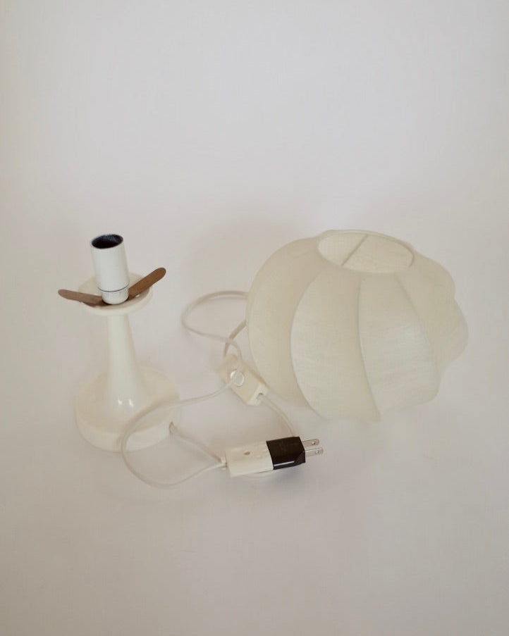 Goldkant Leuchten Friedel Wauer Cocoon Table Lamp, Germany 1970s