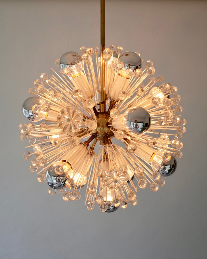 Rupert Nikoll - Emil Stejnar - Sputnik Snowball - Large 14 lights 1950s