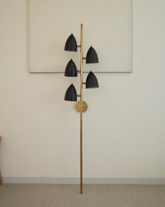 Italy 5 lights Brass Wall Lamp