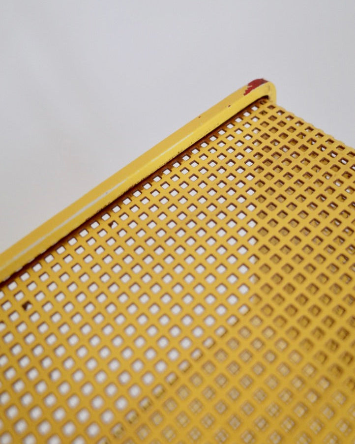 Mathieu Matégot Book Shelf “DÉDAL” 1956 Yellow