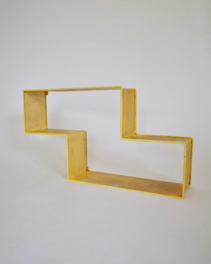 Mathieu Matégot Book Shelf “DÉDAL” 1956 Yellow