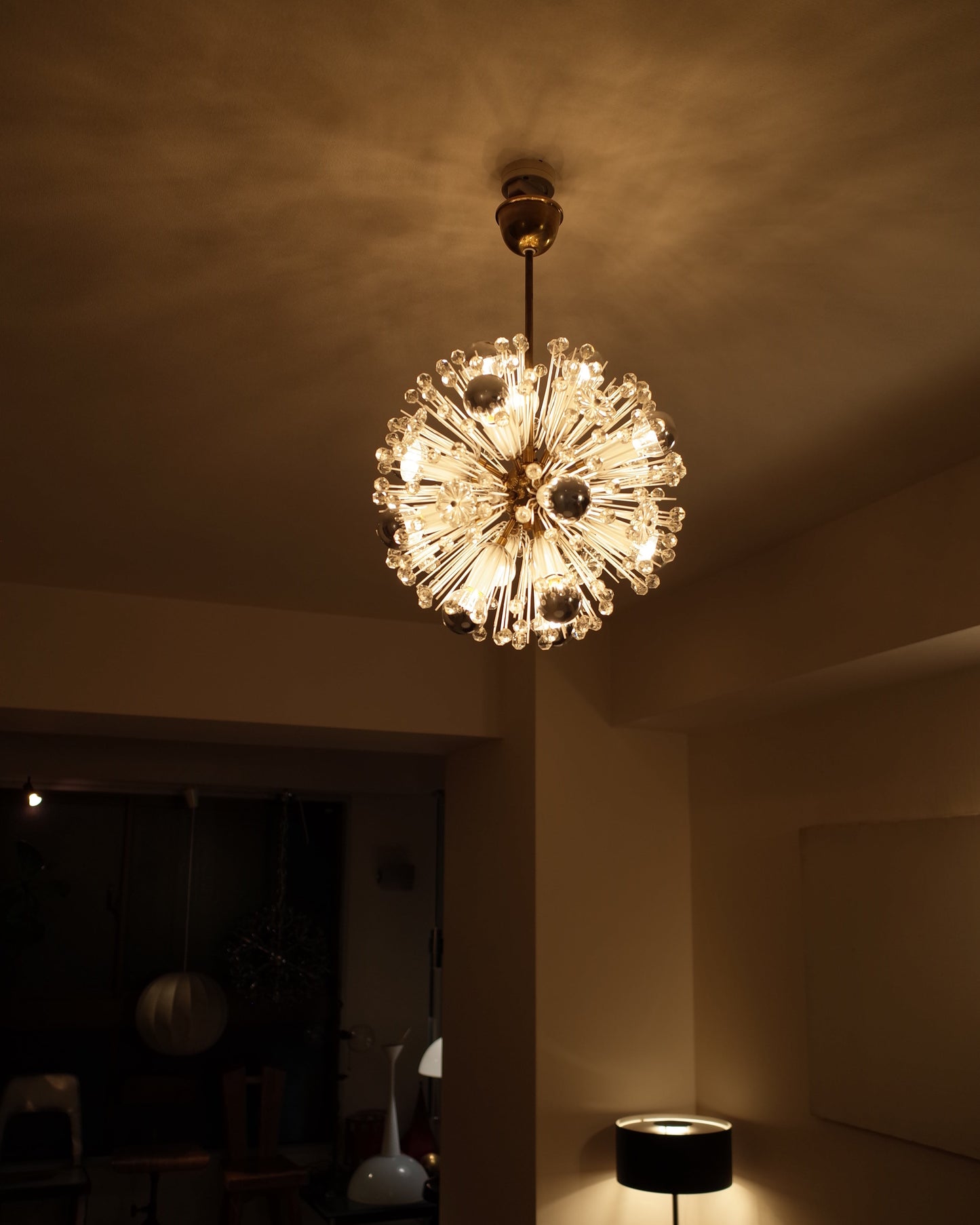 Rupert Nikoll - Emil Stejnar - Sputnik Snowball - Large 14 lights 1950s