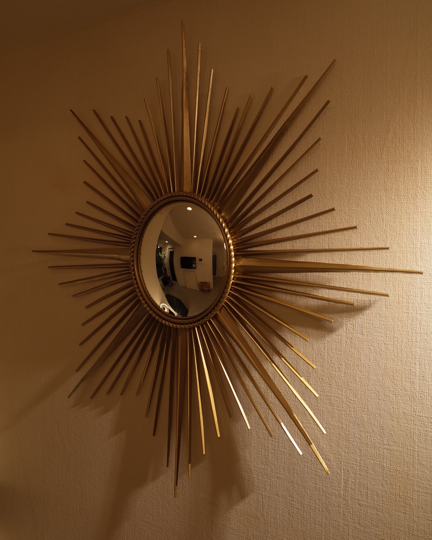 Chaty Vallauris – “Witch Mirror” France, 1960s XXL - Ø95cm