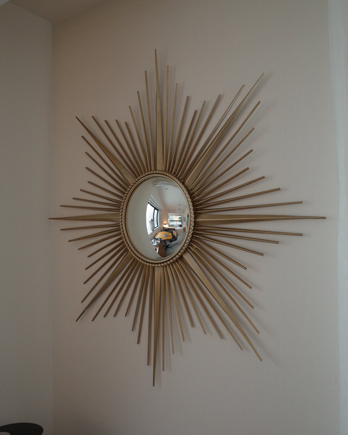 Chaty Vallauris – “Witch Mirror” France, 1960s XXL - Ø95cm