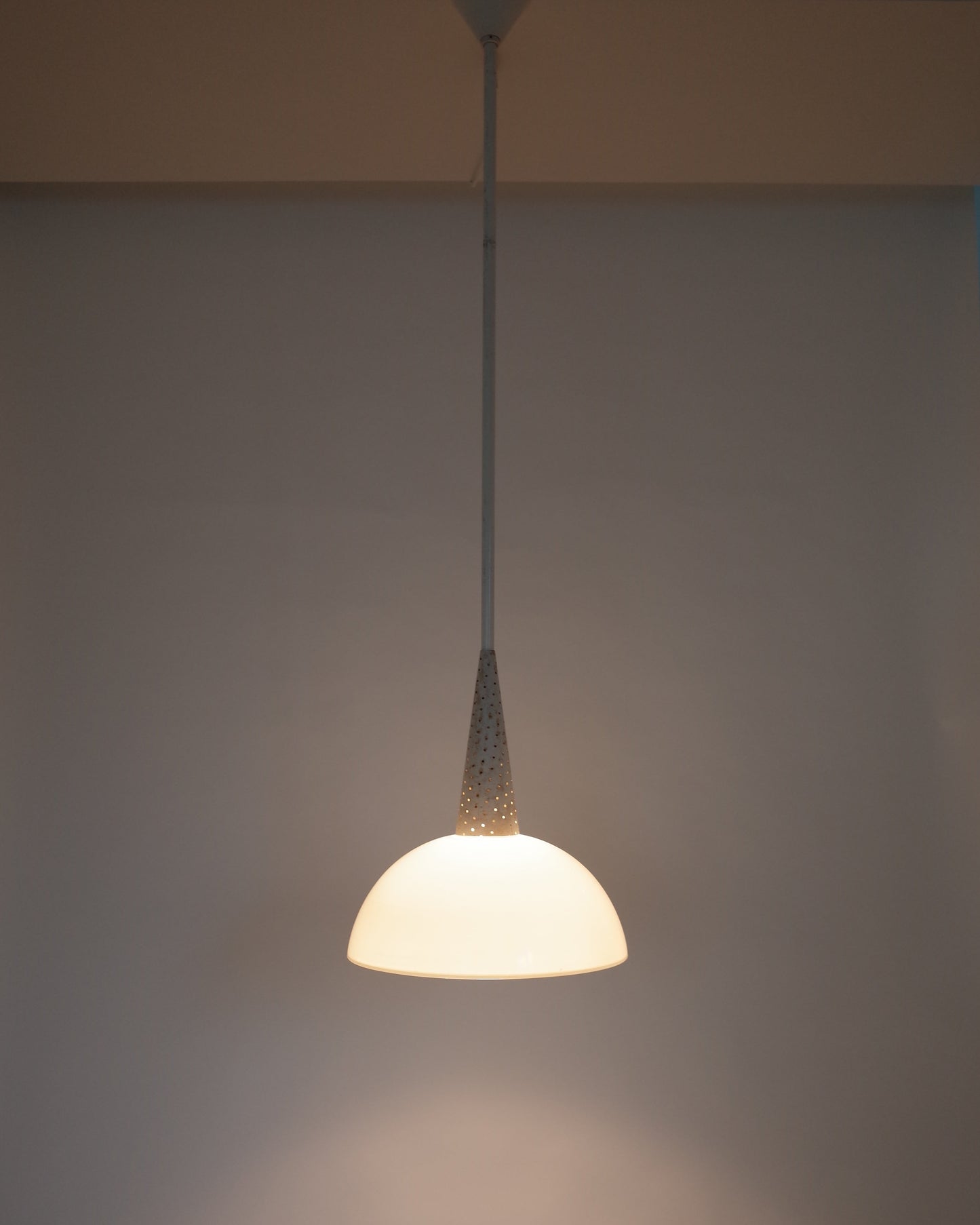 HOLOPHANE long lamp by mathieu mategot 1950s