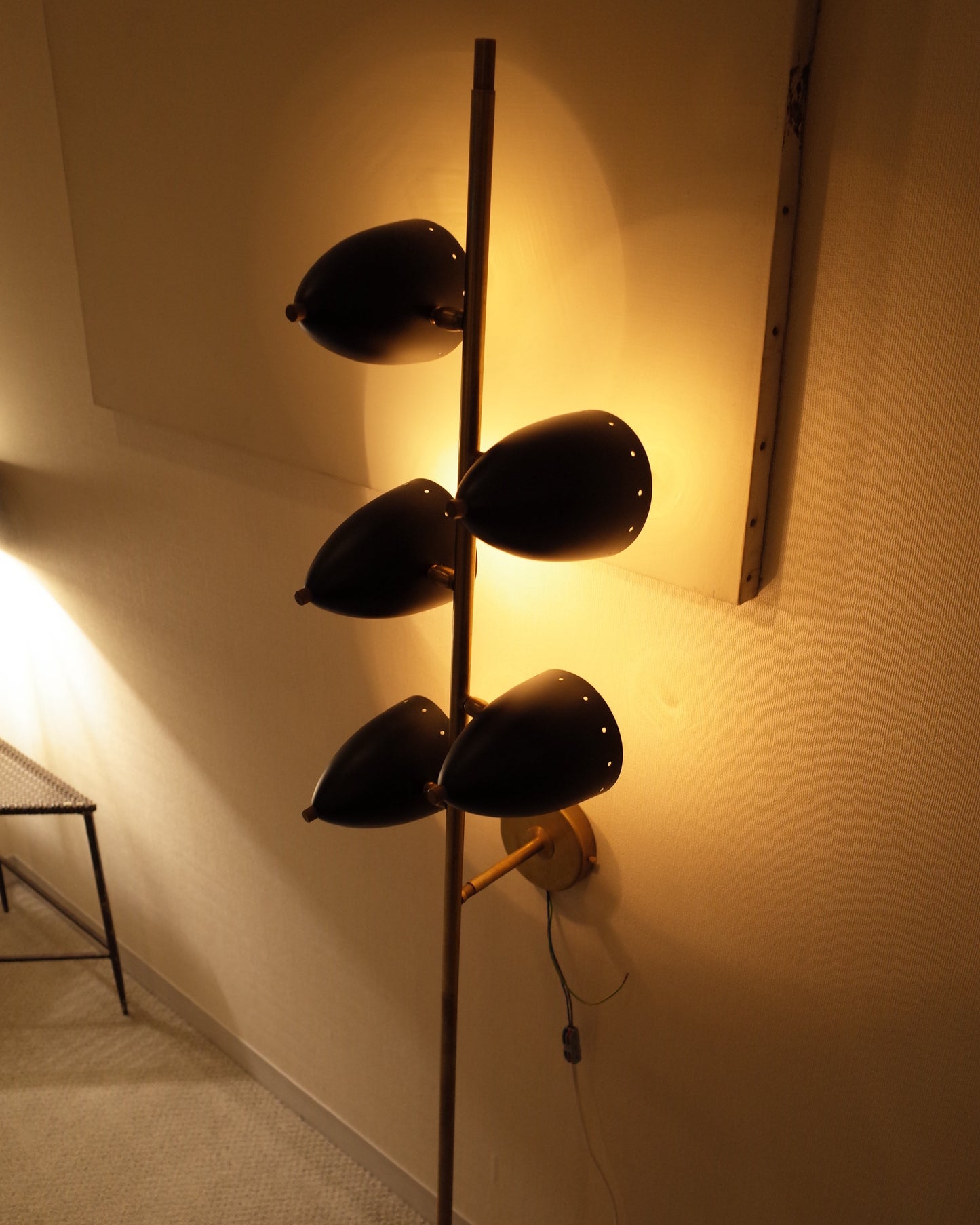 Italy 5 lights Brass Wall Lamp