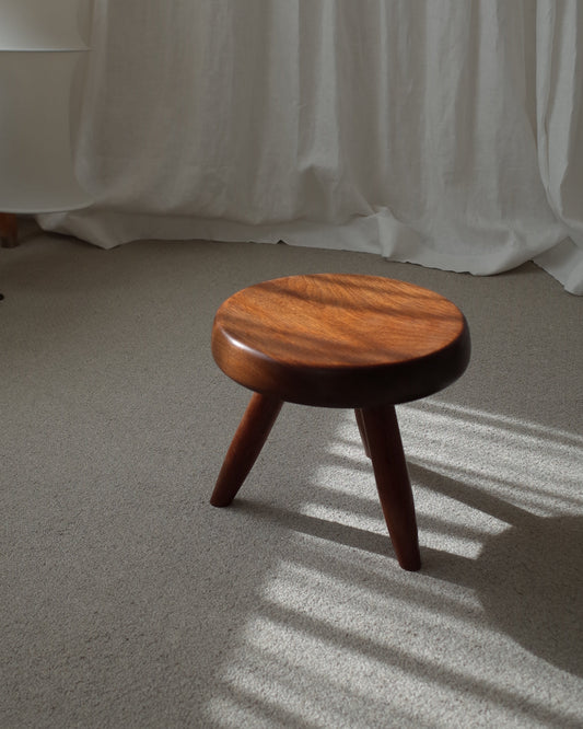 Charlotte Perriand Berger Stool 1950s Mahogany