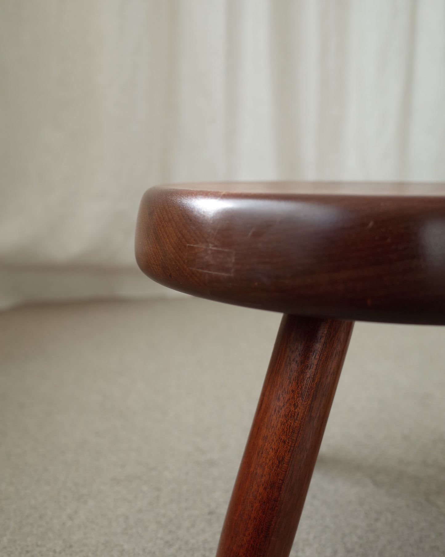 Charlotte Perriand Berger Stool 1950s Mahogany