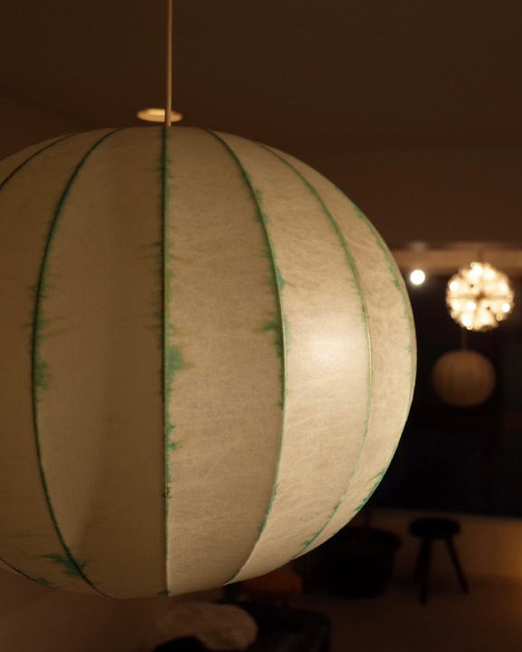 Goldkant Leuchten Germany - Friedel Wauer Cocoon lamp XXL 1970s Ø50cm