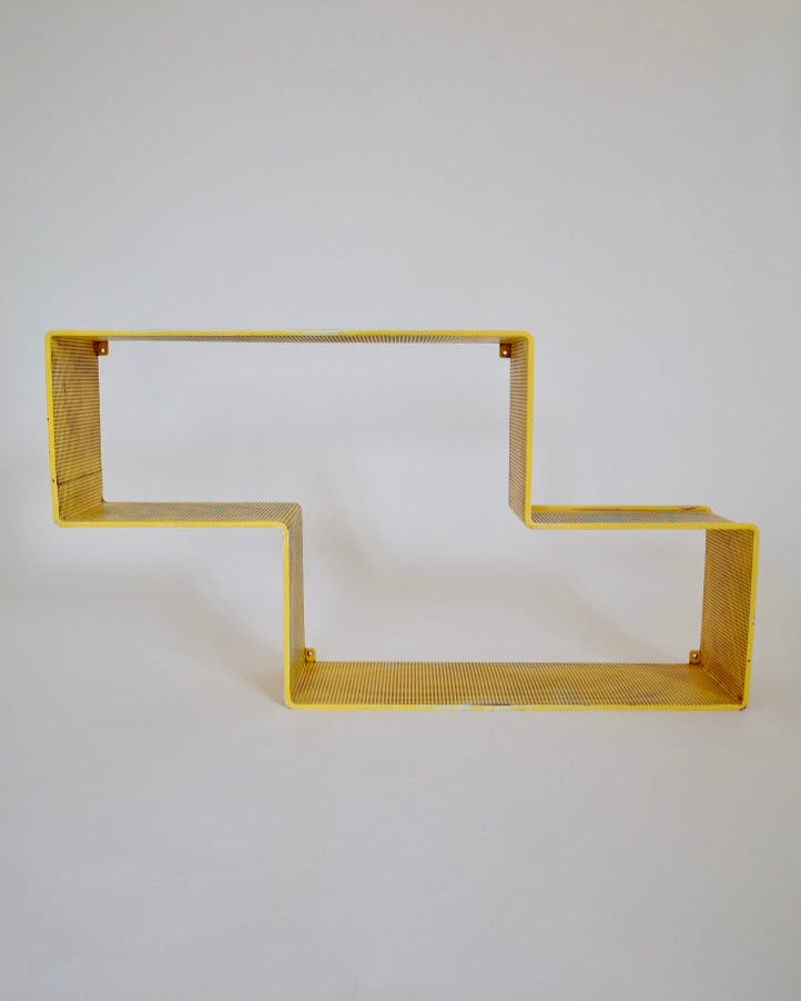 Mathieu Matégot Book Shelf “DÉDAL” 1956 Yellow