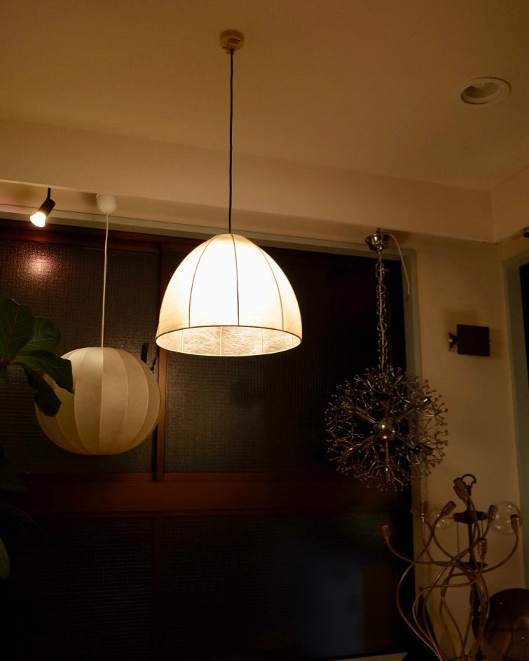 Goldkant Leuchten Germany - Friedel Wauer Cocoon shade lamp 1970s