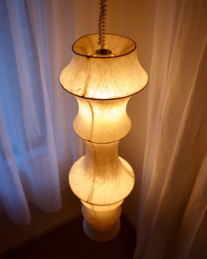 Cocoon Totem Pendant Light Italy 1960s