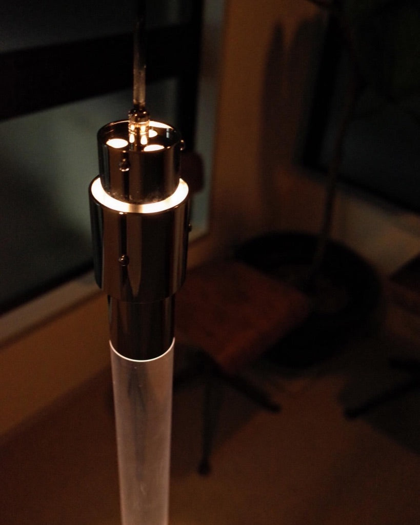 Angelo Mangiarotti - Conductor of Light - Metal, chrome, acrylic