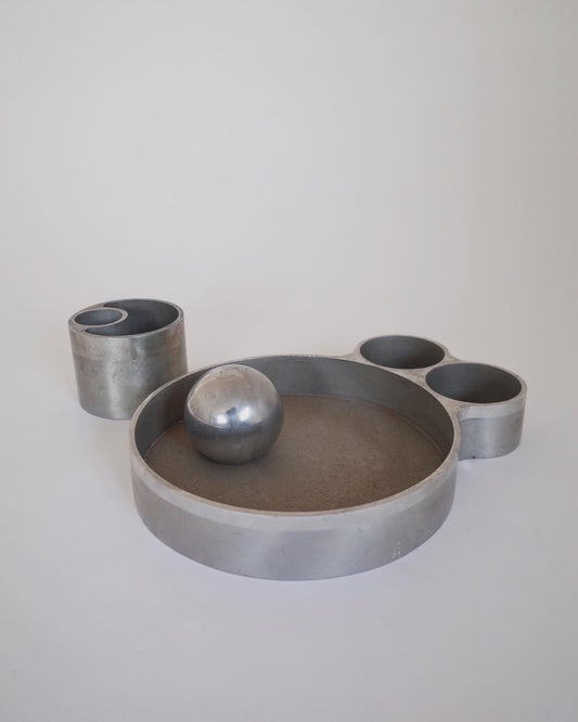 Il Sestante - Albert Leclerc - Desk set - Aluminum