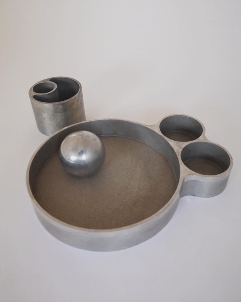 Il Sestante - Albert Leclerc - Desk set - Aluminum