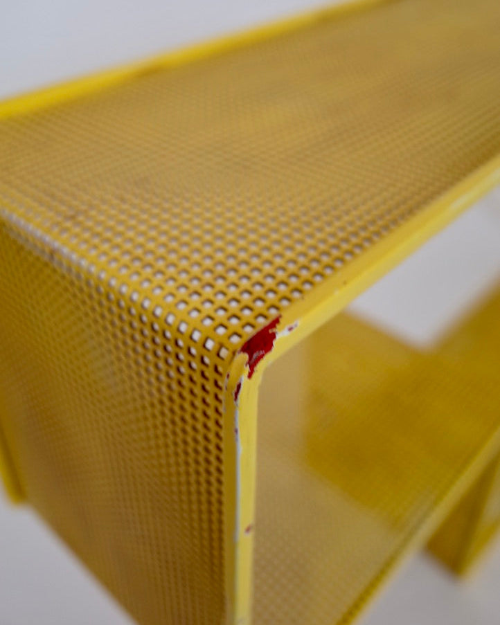 Mathieu Matégot Book Shelf “DÉDAL” 1956 Yellow