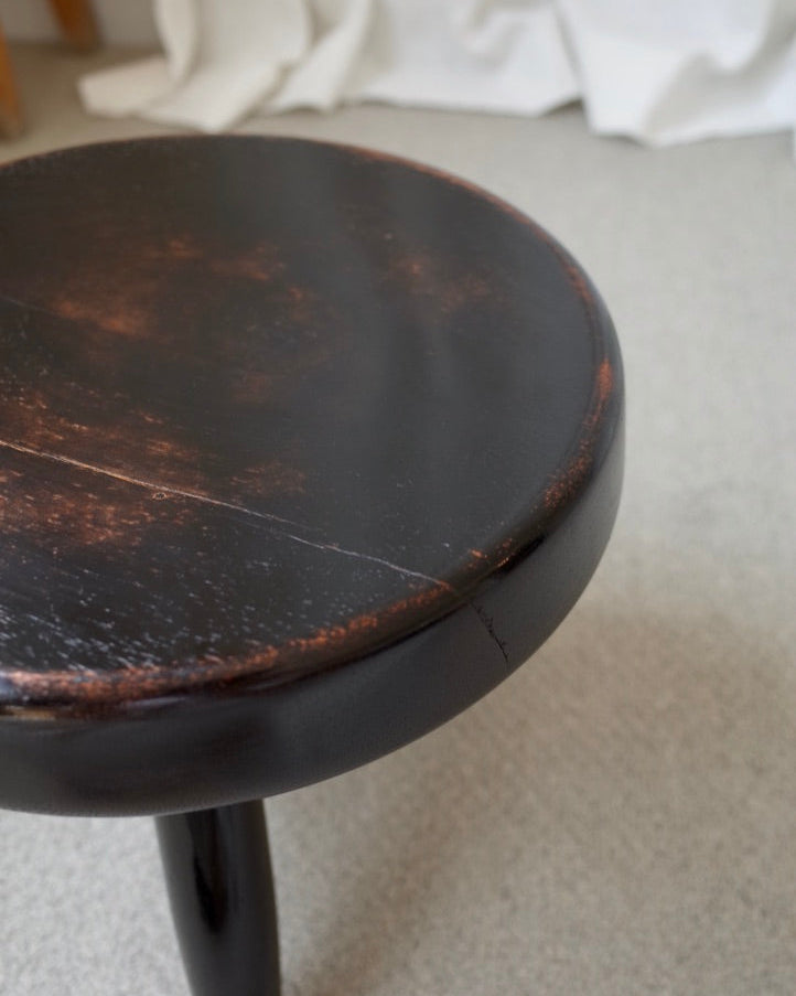 Charlotte Perriand Berger Black Stool 1950s