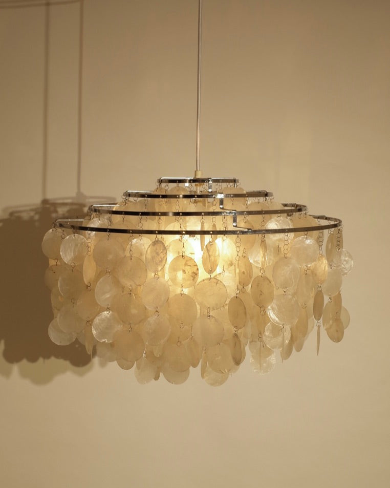 Verner Panton “Fun 10DM” Pendant Lamp J. Lüber Switzerland 1960s