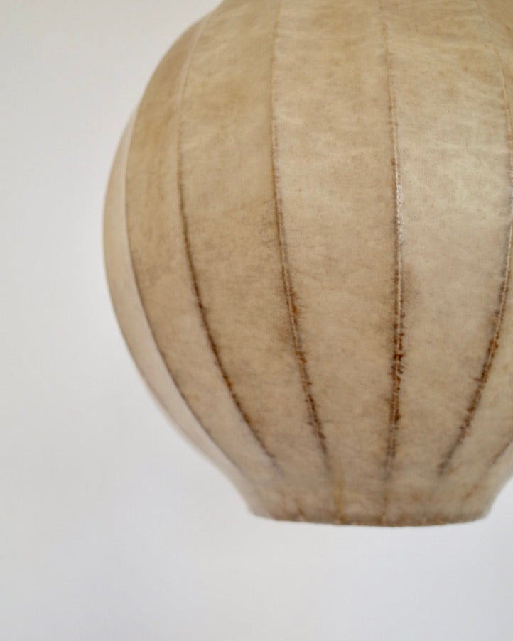 Vintage Italy cocoon oval shade 1960s