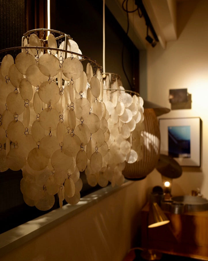 Verner Panton “Fun 2DM” Pendant Lamp J. Lüber Switzerland 1960s