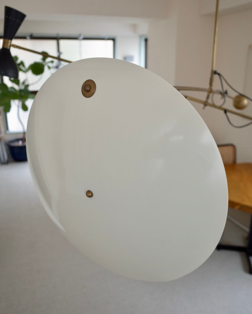 Italy Chandelier Brass Lamp reflective plate