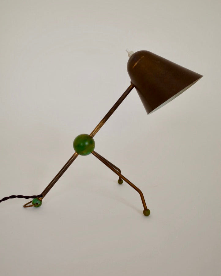 Otto Kolb Tripod Table Lamp Germany 1950s