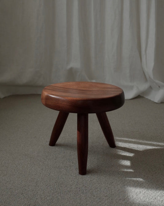 Charlotte Perriand Berger Stool 1950s Mahogany