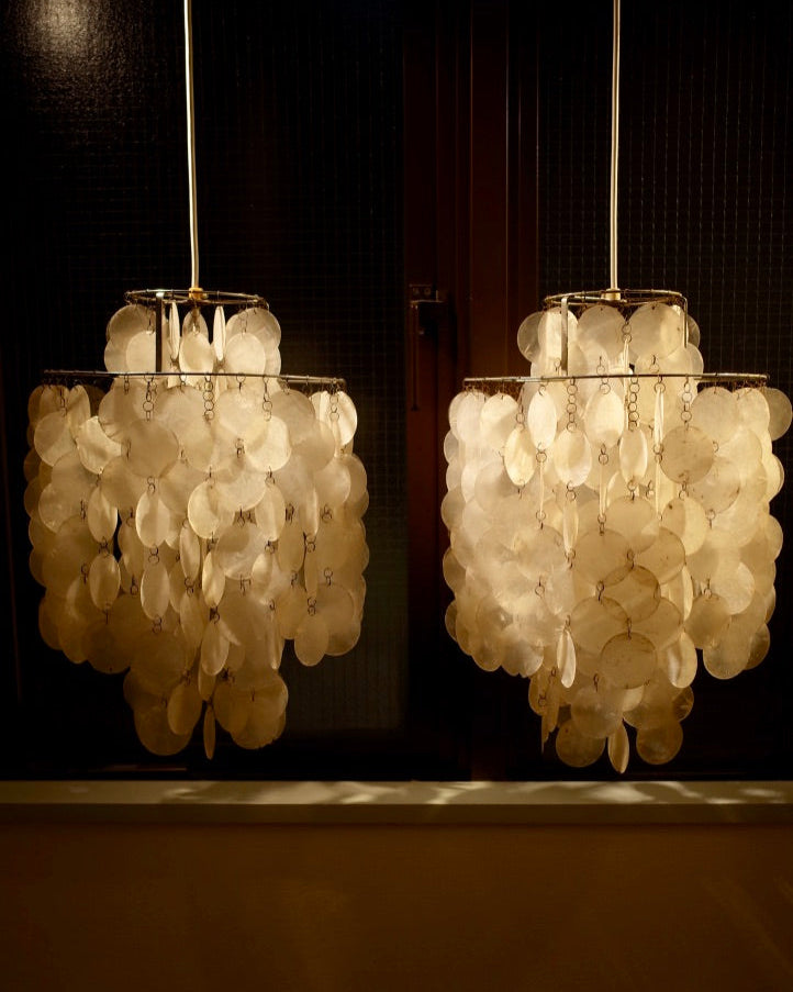 Verner Panton “Fun 2DM” Pendant Lamp J. Lüber Switzerland 1960s