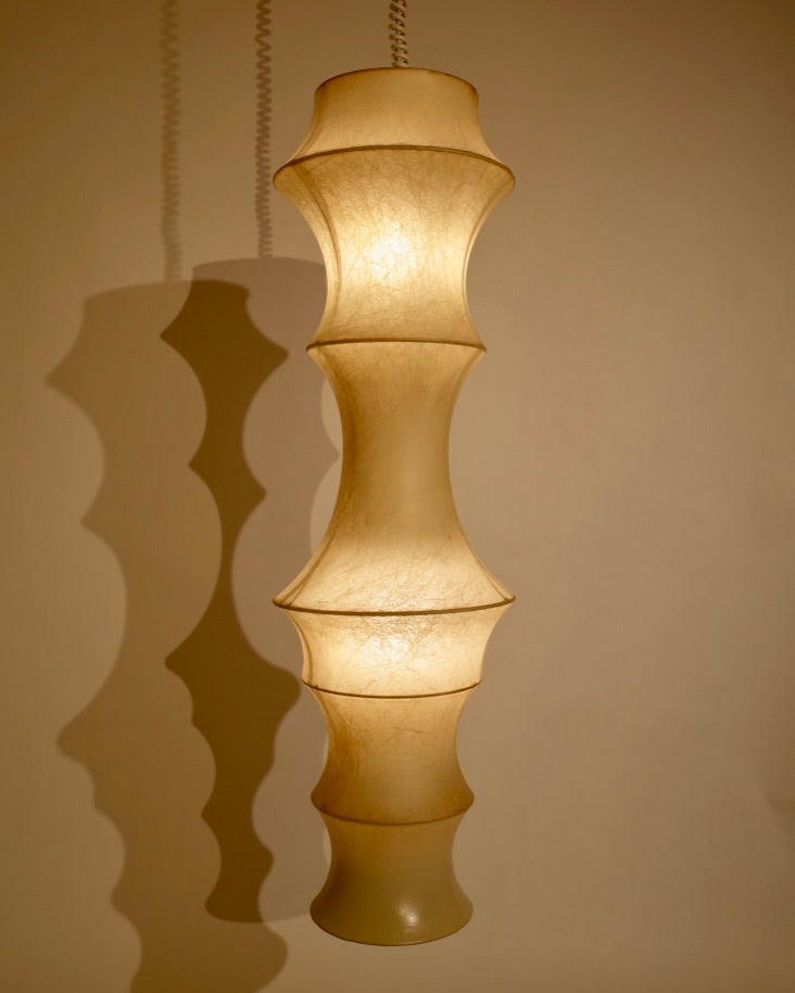 Cocoon Totem Pendant Light Italy 1960s