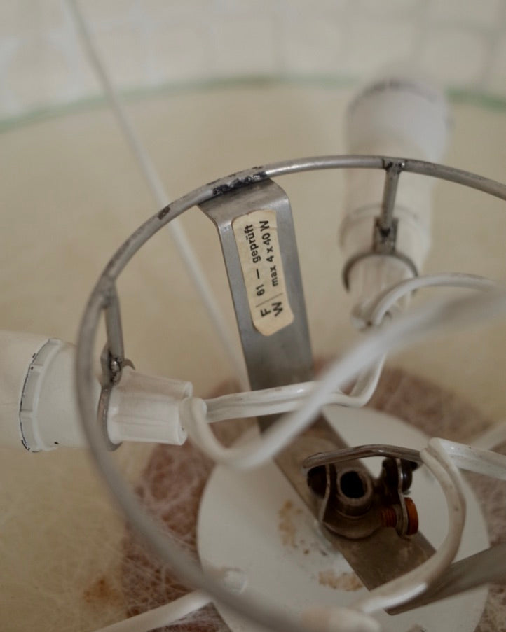 Goldkant Leuchten - Friedel Wauer Cocoon Ceiling Lamp Germany 1980s