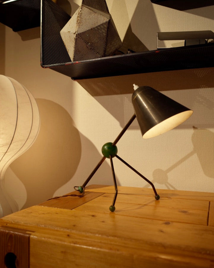 Otto Kolb Tripod Table Lamp Germany 1950s