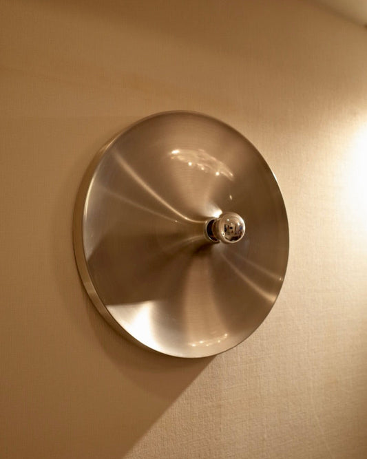 Charlotte perriand Aluminum Wall lamp for Les Arcs HONSEL 1960s  50cm