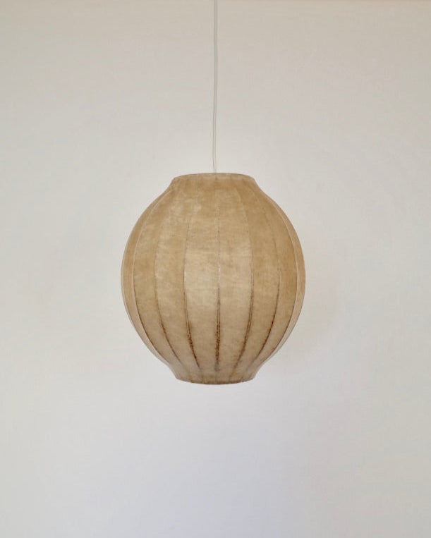 Vintage Italy cocoon oval shade 1960s