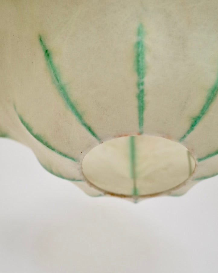 Goldkant Leuchten Friedel Wauer Cocoon Pendant Lamp Germany 1970s