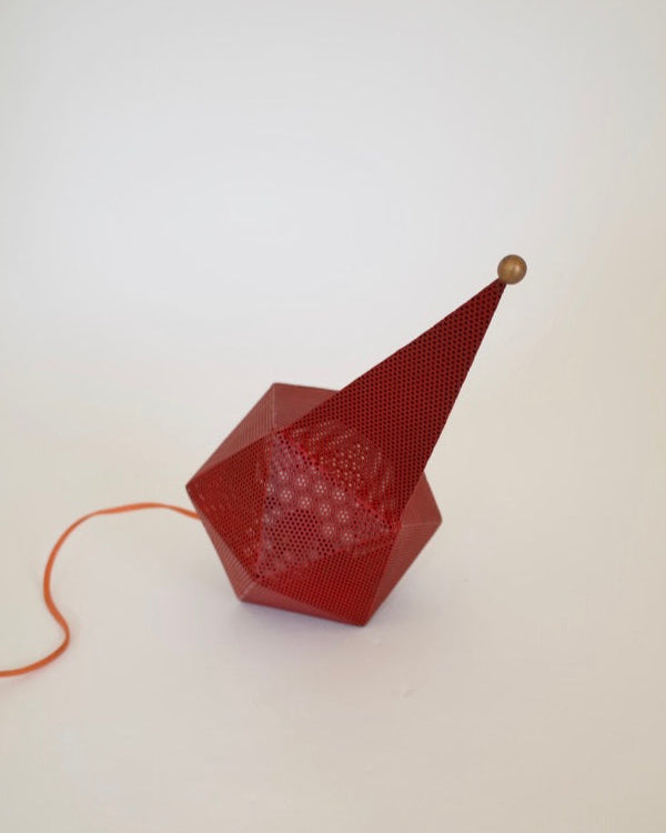 Mathieu Mategot ‘Baghdad’ Lamp 1954s Red