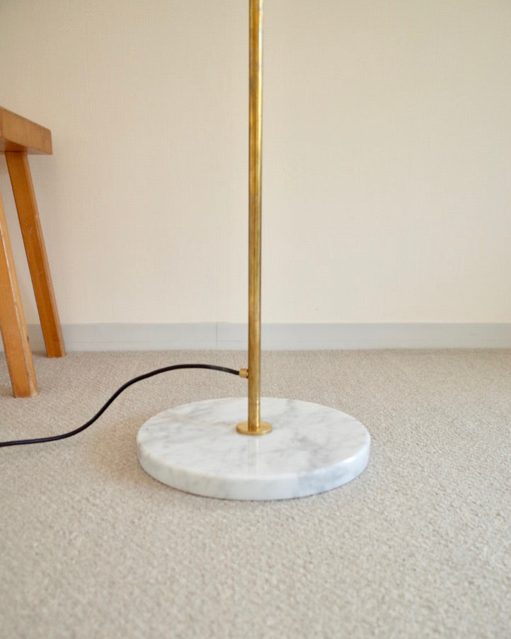 Italy 6 lights Brass Floor Lamp Midcentury stilnovo styler