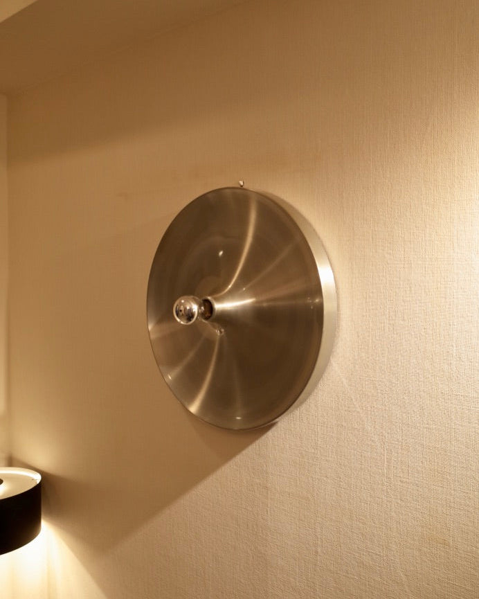 Charlotte perriand Aluminum Wall lamp for Les Arcs HONSEL 1960s  50cm